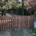 fabrication de portail en bois sur mesure